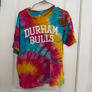 Tie Dye MV sport Durham Bulls T shirt